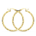 18K AROS ORO AMARILLO HUECOS CUADRADOS 34 MM 18K AROS ORO AMARILLO HUECOS CUADRADOS 34 MM
