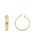 18K AROS ORO AMARILLO HUECOS CON GRECA. MEDIDA: 20X4 MM. GROSOR: 1,5 MM 18K AROS ORO AMARILLO HUECOS CON GRECA. MEDIDA: 20X4 MM. GROSOR: 1,5 MM
