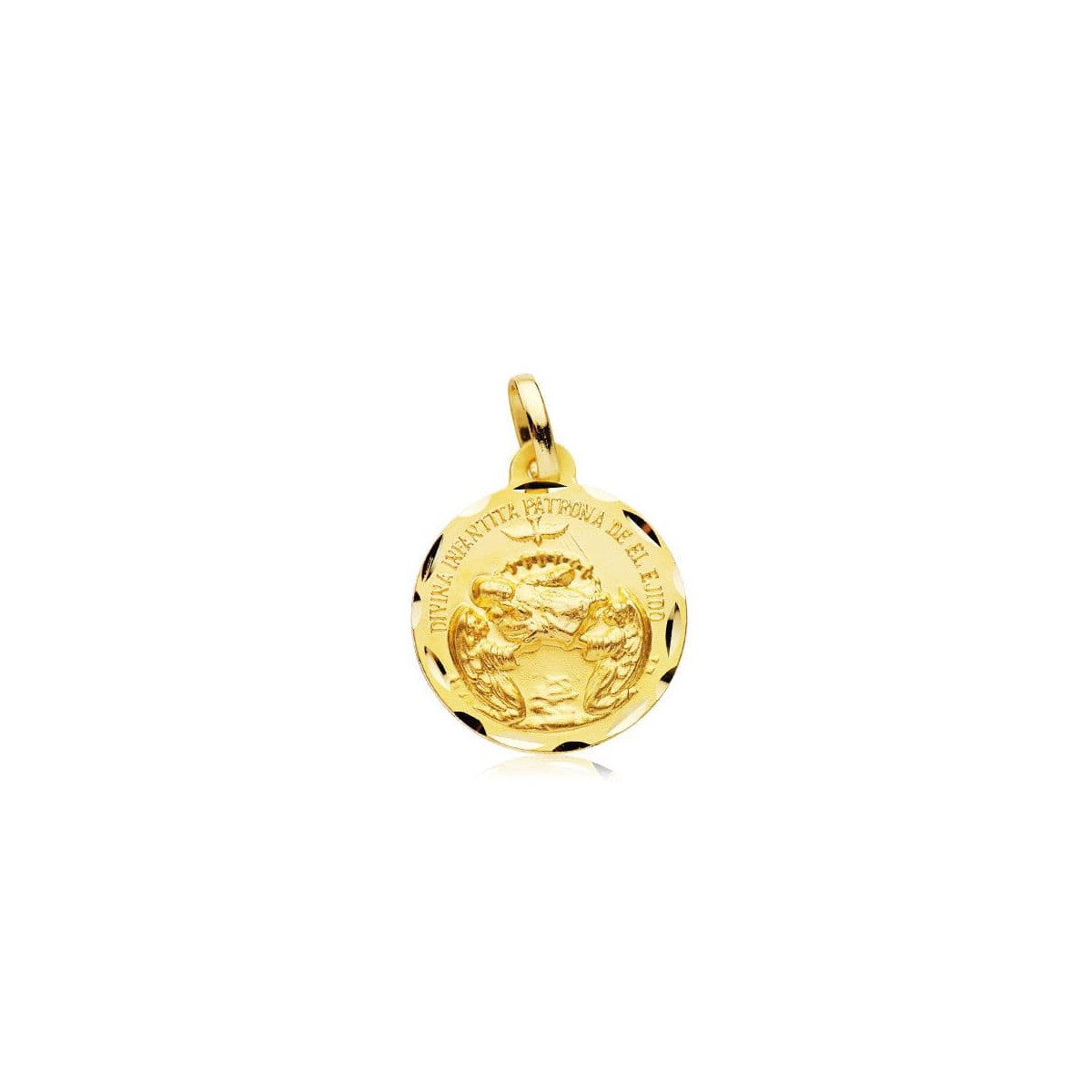 18K MEDALLA ORO AMARILLO DIVINA INFANTITA 18 MM