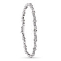 18K PULSERA ORO BLANCO Y CIRCONITA 19CM 18K PULSERA ORO BLANCO Y CIRCONITA 19CM