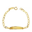 18K PULSERA ESCLAVA BILBAO ORO AMARILLO 11.5 CM 18K PULSERA ESCLAVA BILBAO ORO AMARILLO 11.5 CM
