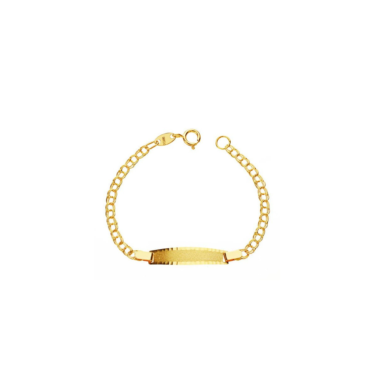 18K PULSERA ESCLAVA HUNGARA ORO AMARILLO 13CM