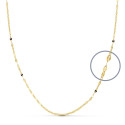 18K CADENA ORO AMARILLO MACIZA DIAMANTADA 40CM 1 MM 18K CADENA ORO AMARILLO MACIZA DIAMANTADA 40CM 1 MM