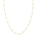 18K CADENA ORO AMARILLO FORZADA CON BOLAS DE 2 MM. ANCHO: 0,5 MM LARGO: 40CM 18K CADENA ORO AMARILLO FORZADA CON BOLAS DE 2 MM. ANCHO: 0,5 MM LARGO: 40CM