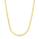 18K CADENA ORO AMARILLO BARBADA HUECA LARGO 60CM ANCHO 4.7MM 18K CADENA ORO AMARILLO BARBADA HUECA LARGO 60CM ANCHO 4.7MM