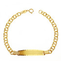 18K PULSERA ORO AMARILLO ESCLAVA HUNGARA 13CM 18K PULSERA ORO AMARILLO ESCLAVA HUNGARA 13CM