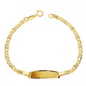 18K PULSERA ORO AMARILLO ESCLAVA CIRCONITA 14CM 2.5 MM 18K PULSERA ORO AMARILLO ESCLAVA CIRCONITA 14CM 2.5 MM