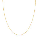 18K CADENA ORO AMARILLO ROLO MACIZA DIAMANTADA ANCHO: 1MM. LARGO: 40CM 18K CADENA ORO AMARILLO ROLO MACIZA DIAMANTADA ANCHO: 1MM. LARGO: 40CM