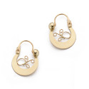 18K PENDIENTES ORO AMARILLO AROS CRIOLLAS. 17X13 MM 18K PENDIENTES ORO AMARILLO AROS CRIOLLAS. 17X13 MM