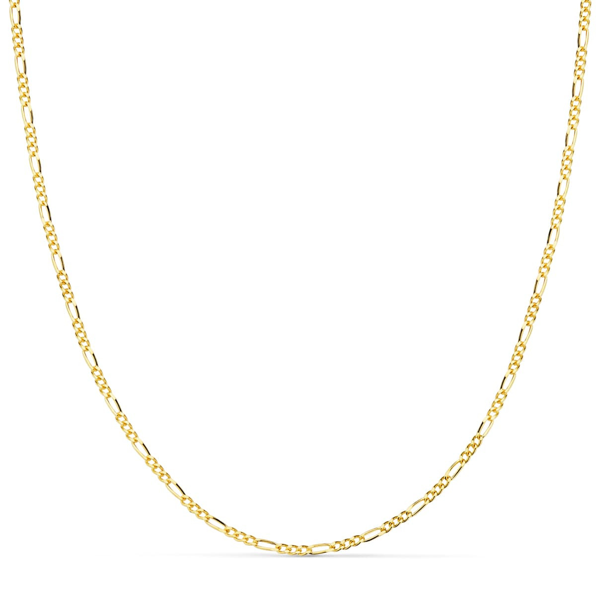 18K CADENA ORO AMARILLO MACIZA CARTIER MACIZA 60CM 1 MM