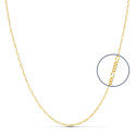 18K CADENA MACIZA CARTIER ORO AMARILLO 50CM 1 MM 18K CADENA MACIZA CARTIER ORO AMARILLO 50CM 1 MM