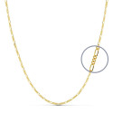 18K CADENA ORO AMARILLO MACIZA CARTIER 50CM 1.2 MM 18K CADENA ORO AMARILLO MACIZA CARTIER 50CM 1.2 MM