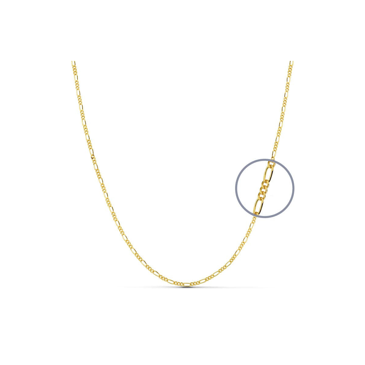 18K CADENA ORO AMARILLO MACIZA CARTIER 50CM 1.2 MM