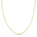 18K CADENA ORO AMARILLO MACIZA FORZADA 50CM ANCHO 1.2 MM 18K CADENA ORO AMARILLO MACIZA FORZADA 50CM ANCHO 1.2 MM