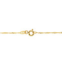 18K CADENA MACIZA ORO AMARILLO  SINGAPUR 40CM 1.2 MM