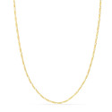 18K CADENA ORO AMARILLO MACIZA CARTIER 3X1. LARGO 50CM ANCHO 1 MM