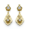 18K PENDIENTES ORO AMARILLO CUBANAS CIRCONITA 31X12 MM CIERRE CATALAN 18K PENDIENTES ORO AMARILLO CUBANAS CIRCONITA 31X12 MM CIERRE CATALAN