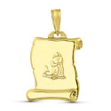 18K HOROSCOPO ORO AMARILLO ACUARIO PERGAMINO 18K HOROSCOPO ORO AMARILLO ACUARIO PERGAMINO