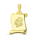 18K HOROSCOPO ORO AMARILLO ESCORPIO PERGAMINO 18K HOROSCOPO ORO AMARILLO ESCORPIO PERGAMINO