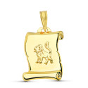 18K HOROSCOPO ORO AMARILLO LEO PERGAMINO 18K HOROSCOPO ORO AMARILLO LEO PERGAMINO
