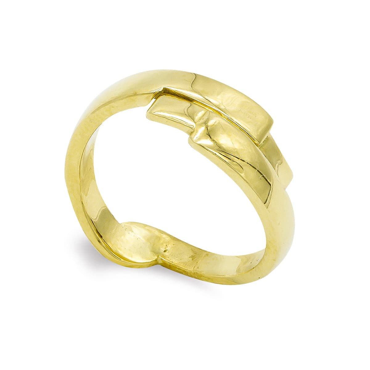18K SORTIJA ORO AMARILLO MACIZA BRILLO. ANCHO: 7,5MM