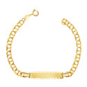 18K ESCLAVA ORO AMARILLO HUNGARA 14,5 CM PLACA CHAPA TALLADA: 26X6MM 18K ESCLAVA ORO AMARILLO HUNGARA 14,5 CM PLACA CHAPA TALLADA: 26X6MM