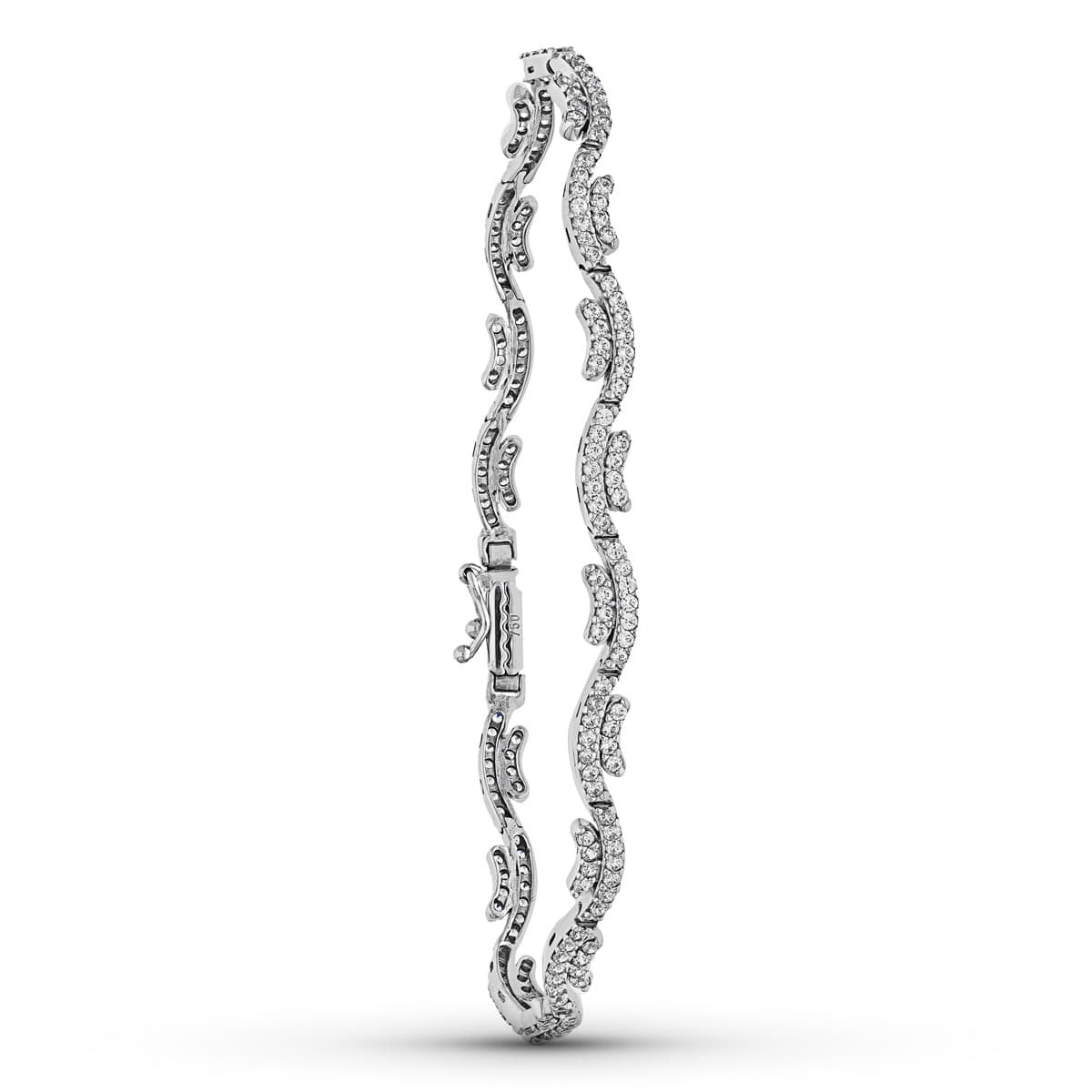 18K PULSERA ORO BLANCO CIRCONITAS