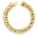 18K PULSERA ORO AMARILLO PRINCESA 10 MM 20.5 CM 12.15 G 18K PULSERA ORO AMARILLO PRINCESA 10 MM 20.5 CM 12.15 G