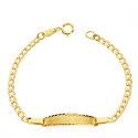 18K PULSERA ESCLAVA ORO AMARILLO BARBADA 12CM 1.20 GR 18K PULSERA ESCLAVA ORO AMARILLO BARBADA 12CM 1.20 GR