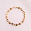 18K PULSERA ORO AMARILLO CALABROTE HUECO ANCHO: 7,5 MM. LARGO: 21CM 18K PULSERA ORO AMARILLO CALABROTE HUECO ANCHO: 7,5 MM. LARGO: 21CM
