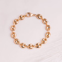 18K PULSERA ORO AMARILLO CALABROTE HUECO ANCHO: 10 MM. LARGO: 21CM 18K PULSERA ORO AMARILLO CALABROTE HUECO ANCHO: 10 MM. LARGO: 21CM