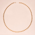 18K CADENA ORO AMARILLO CALABROTE HUECA NUDO DE BARCO ANCHO: 8X6MM. LARGO: 60CM