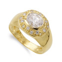 18K SORTIJA ORO AMARILLO CON CIRCONITA BLANCAS. ANCHO: 13 MM 18K SORTIJA ORO AMARILLO CON CIRCONITA BLANCAS. ANCHO: 13 MM