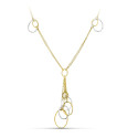 18K GARGANTILLA ORO BICOLOR DOBLE CADENA Y MOTIVOS 18K GARGANTILLA ORO BICOLOR DOBLE CADENA Y MOTIVOS