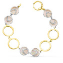 18K PULSERA ORO BICOLOR CIRCULOS CALADOS 16 MM Y NACAR ROSA 20CM 18K PULSERA ORO BICOLOR CIRCULOS CALADOS 16 MM Y NACAR ROSA 20CM