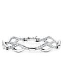 18K PULSERA ORO BLANCO CIRCONITA 18.5CM