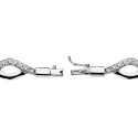 18K PULSERA ORO BLANCO CIRCONITA 18.5CM