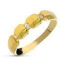 18K SORTIJA ORO AMARILLO 3 DIAMANTES NATURALES TALLA BRILLANTE 0,060 QTS. ANCHO: 5 MM 18K SORTIJA ORO AMARILLO 3 DIAMANTES NATURALES TALLA BRILLANTE 0,060 QTS. ANCHO: 5 MM