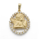 18K MEDALLA SILUETA ORO AMARILLO ANGEL OVAL. 24X18 MM 18K MEDALLA SILUETA ORO AMARILLO ANGEL OVAL. 24X18 MM