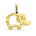 18K COLGANTE ORO AMARILLO ELEFANTE LASER. 20X16 MM 18K COLGANTE ORO AMARILLO ELEFANTE LASER. 20X16 MM