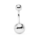 18K PIERCING ORO BLANCO OMBLIGO BOLA 8 MM 18K PIERCING ORO BLANCO OMBLIGO BOLA 8 MM