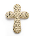 18K CRUZ ORO AMARILLO TALLADA GRANDE 39X30 MM 18K CRUZ ORO AMARILLO TALLADA GRANDE 39X30 MM