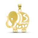 18K COLGANTE ORO AMARILLO LASER ELEFANTE. 30X30 MM 18K COLGANTE ORO AMARILLO LASER ELEFANTE. 30X30 MM
