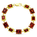18K PULSERA ORO AMARILLO GRANATES 19CM 18K PULSERA ORO AMARILLO GRANATES 19CM