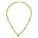 18K GARGANTILLA ORO AMARILLO Y RUBI MODELO PANTER 18K GARGANTILLA ORO AMARILLO Y RUBI MODELO PANTER