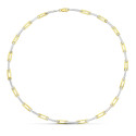 18K GARGANTILLA ORO BICOLOR CIRCONITA MATE Y BRILLO 18K GARGANTILLA ORO BICOLOR CIRCONITA MATE Y BRILLO