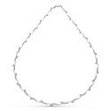18K GARGANTILLA ORO BLANCO CIRCONITAS