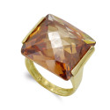 18K SORTIJA ORO AMARILLO PIEDRA RECTANGULAR TOPACIO. ANCHO: 18 MM 18K SORTIJA ORO AMARILLO PIEDRA RECTANGULAR TOPACIO. ANCHO: 18 MM