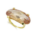 18K SORTIJA ORO AMARILLO PIEDRA OVAL CON GARRAS. ANCHO: 28X14 MM 18K SORTIJA ORO AMARILLO PIEDRA OVAL CON GARRAS. ANCHO: 28X14 MM