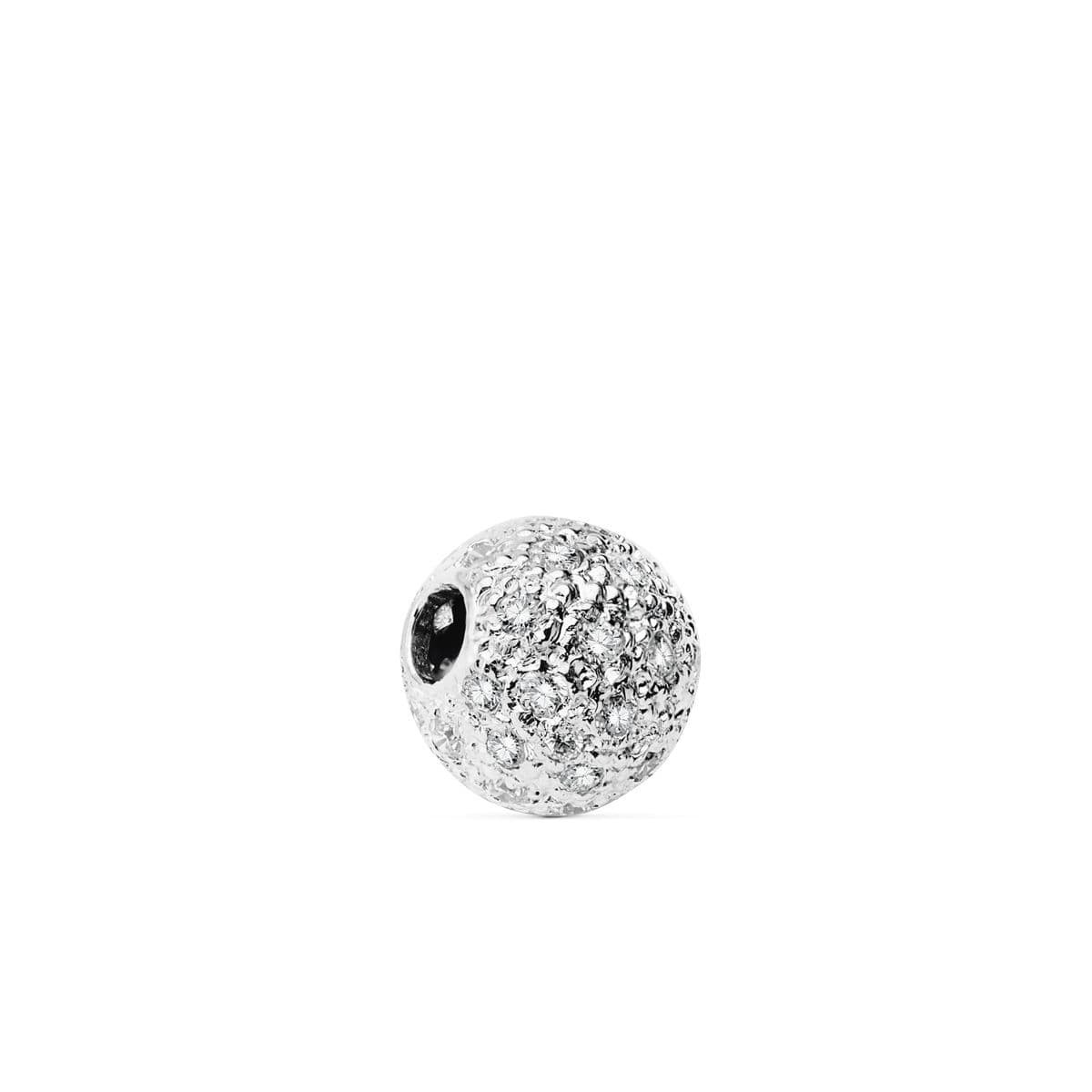 18K COLGANTE ORO BLANCO BOLA 11 MM